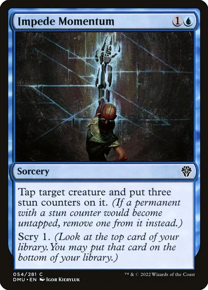 2022 Dominaria United Impede Momentum #54 common card image