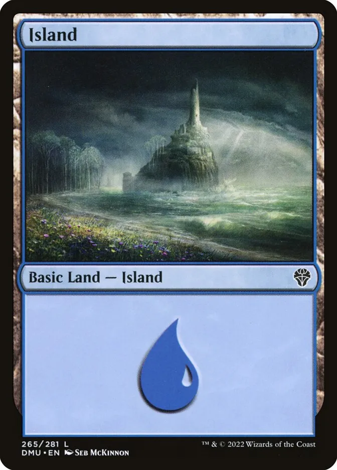 2022 Dominaria United Island #265 common card image
