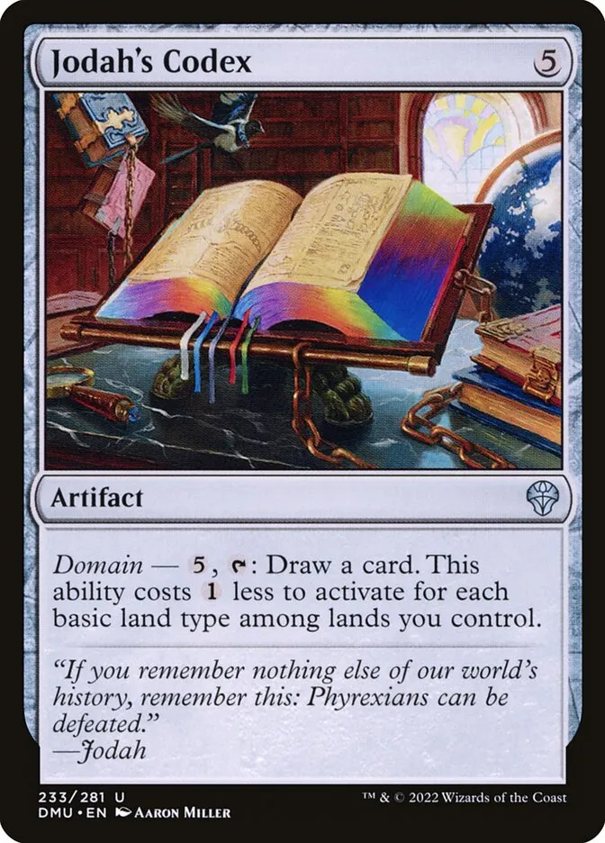 2022 Dominaria United Jodah's Codex #233 uncommon card image
