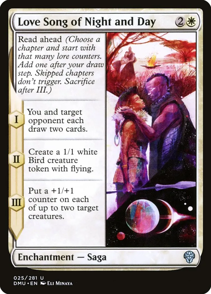 2022 Dominaria United Love Song of Night and Day #25 uncommon card image