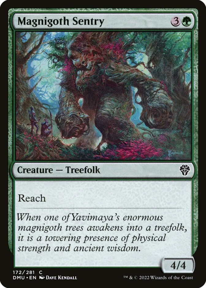 2022 Dominaria United Magnigoth Sentry #172 common card image