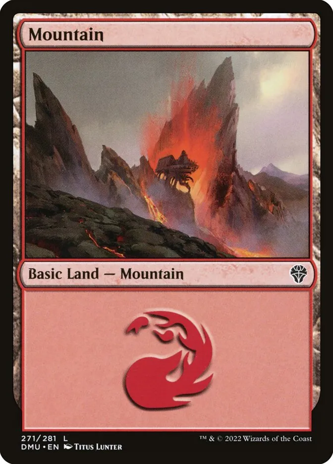 2022 Dominaria United Mountain #271 common card image