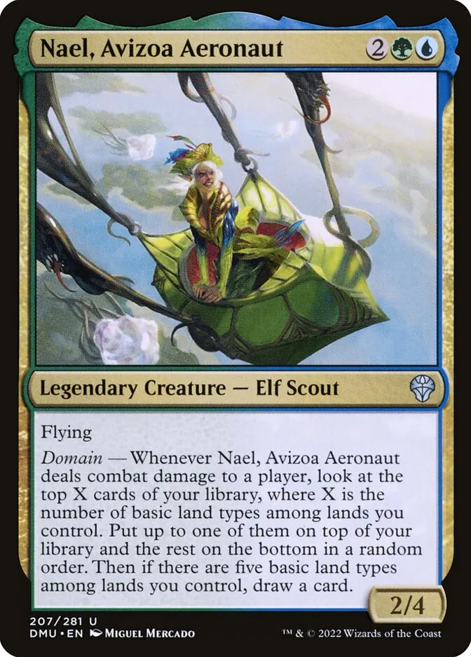 2022 Dominaria United Nael, Avizoa Aeronaut #207 uncommon card image