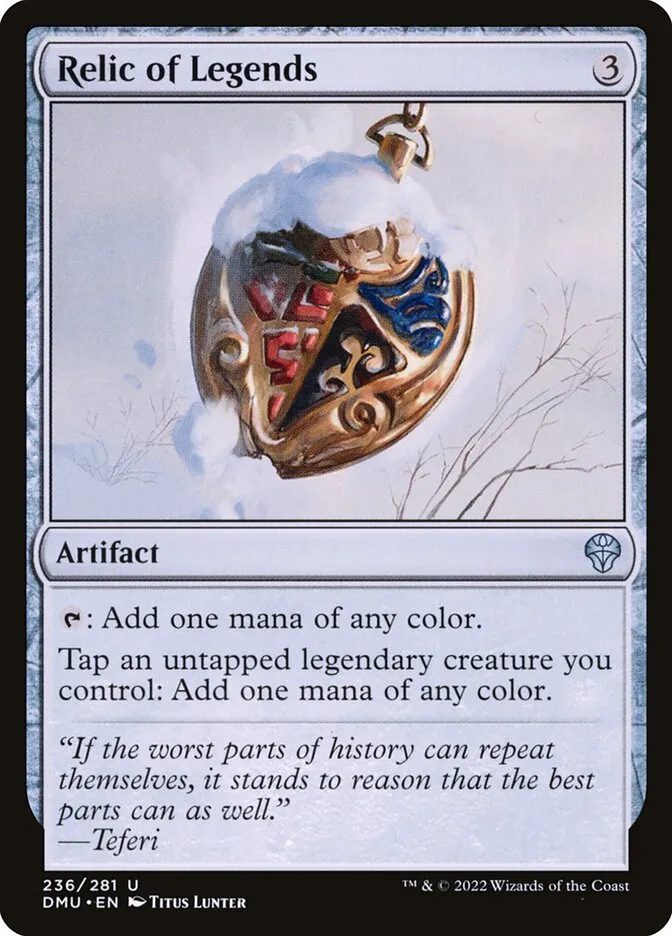 2022 Dominaria United Relic of Legends #236 uncommon card image