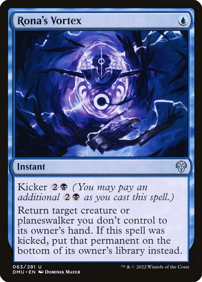 2022 Dominaria United Rona's Vortex #63 uncommon card image
