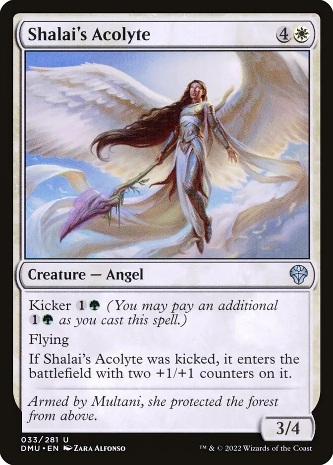 2022 Dominaria United Shalai's Acolyte #33 uncommon card image