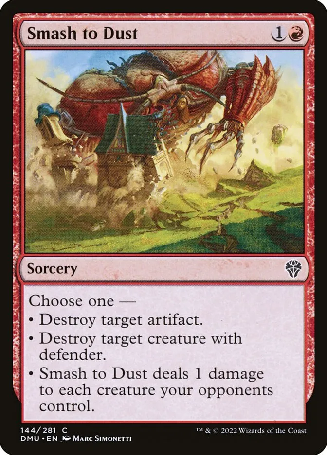 2022 Dominaria United Smash to Dust #144 common card image