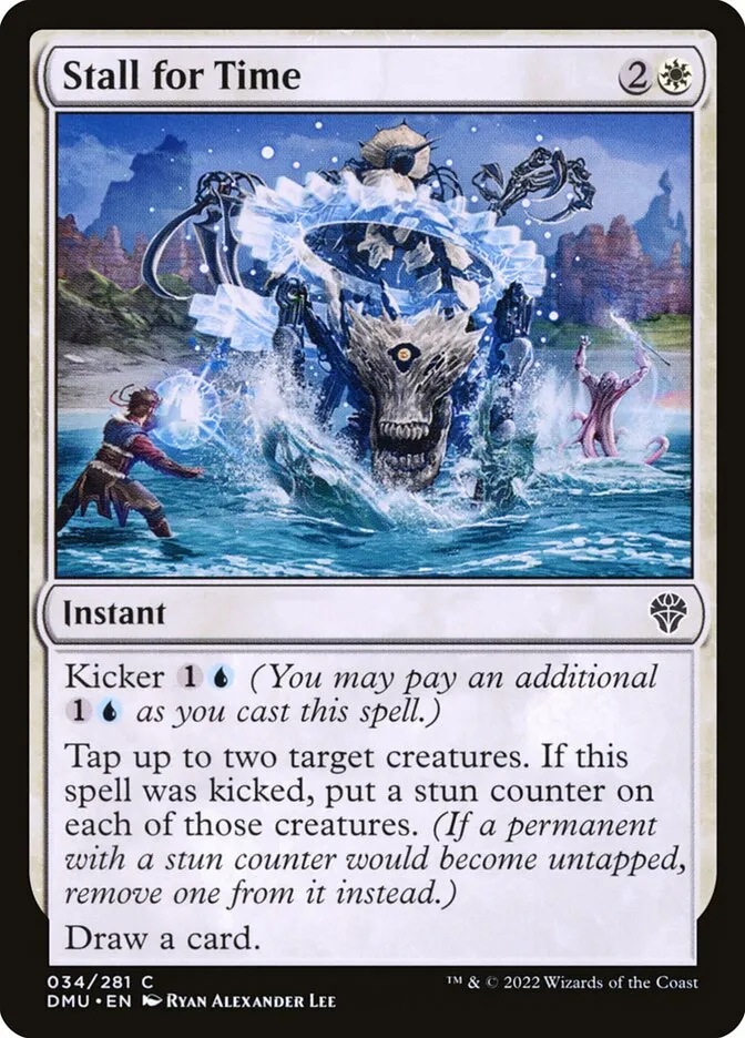 2022 Dominaria United Stall for Time #34 common card image