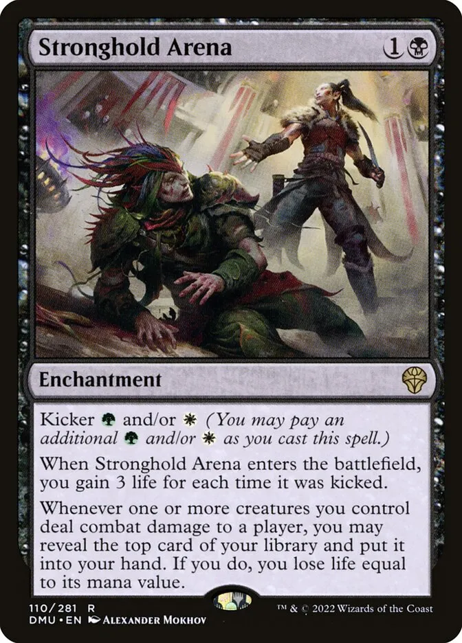 2022 Dominaria United Stronghold Arena #110 rare card image