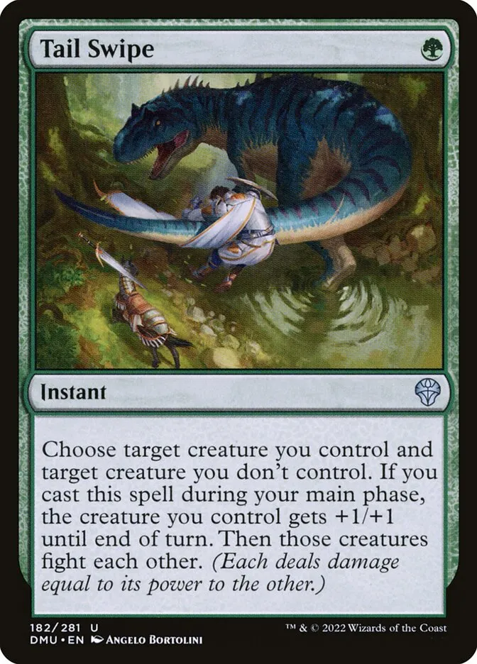 2022 Dominaria United Tail Swipe #182 uncommon card image