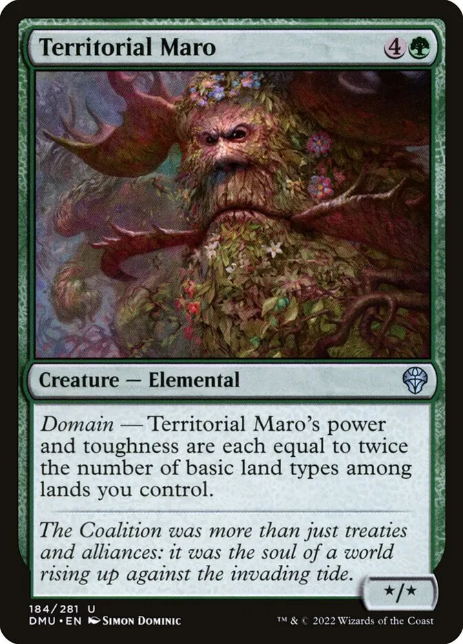 2022 Dominaria United Territorial Maro #184 uncommon card image