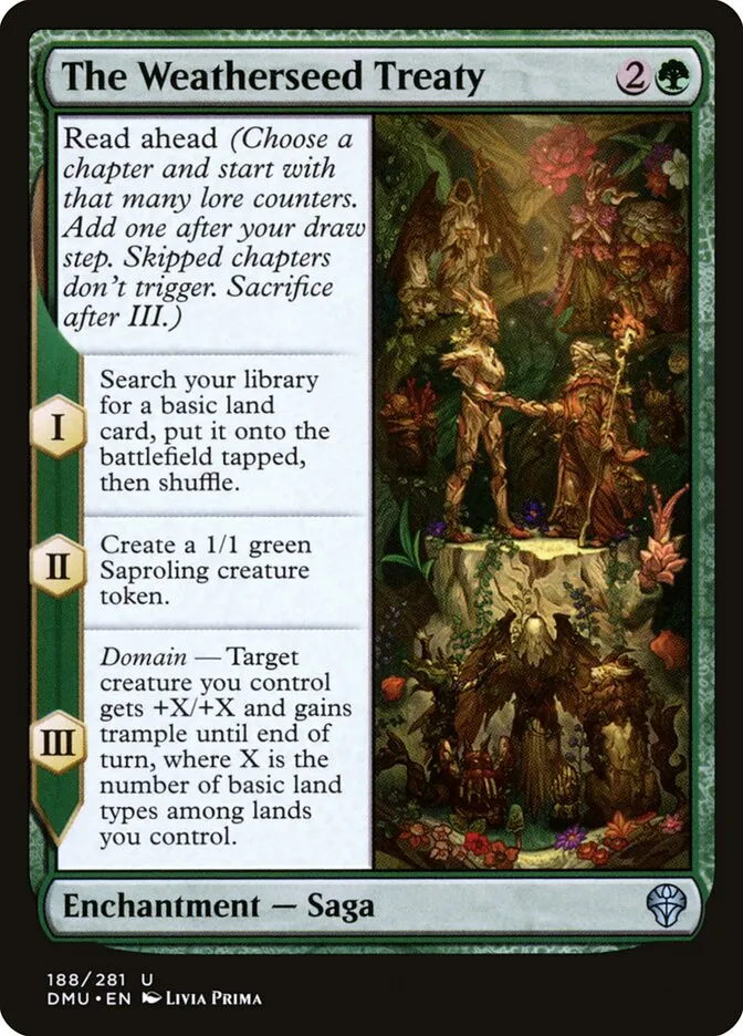 2022 Dominaria United The Weatherseed Treaty #188 uncommon card image