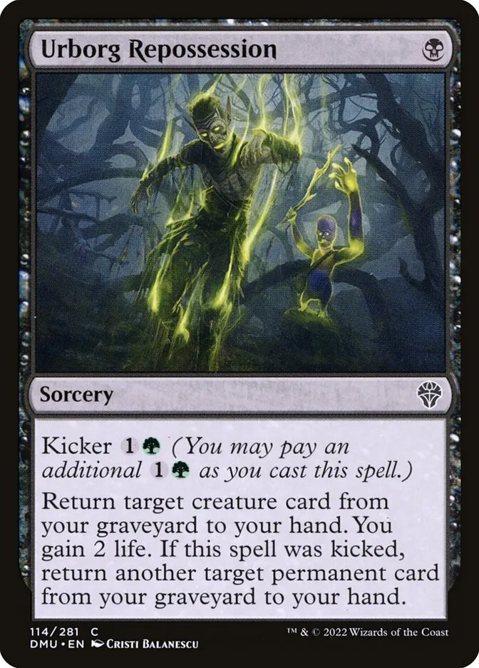 2022 Dominaria United Urborg Repossession #114 common card image