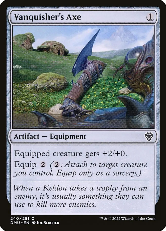 2022 Dominaria United Vanquisher's Axe #240 common card image
