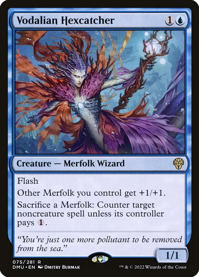 2022 Dominaria United Vodalian Hexcatcher #75 rare card image