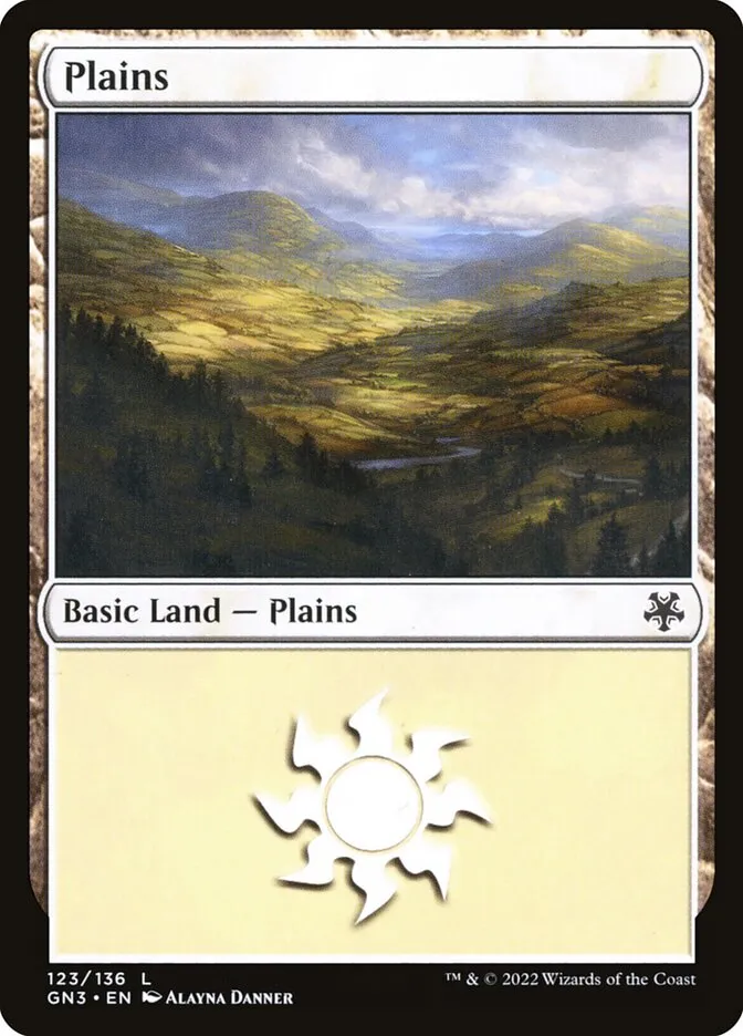 2022 Game Night: Free-for-All Plains #123 common card image