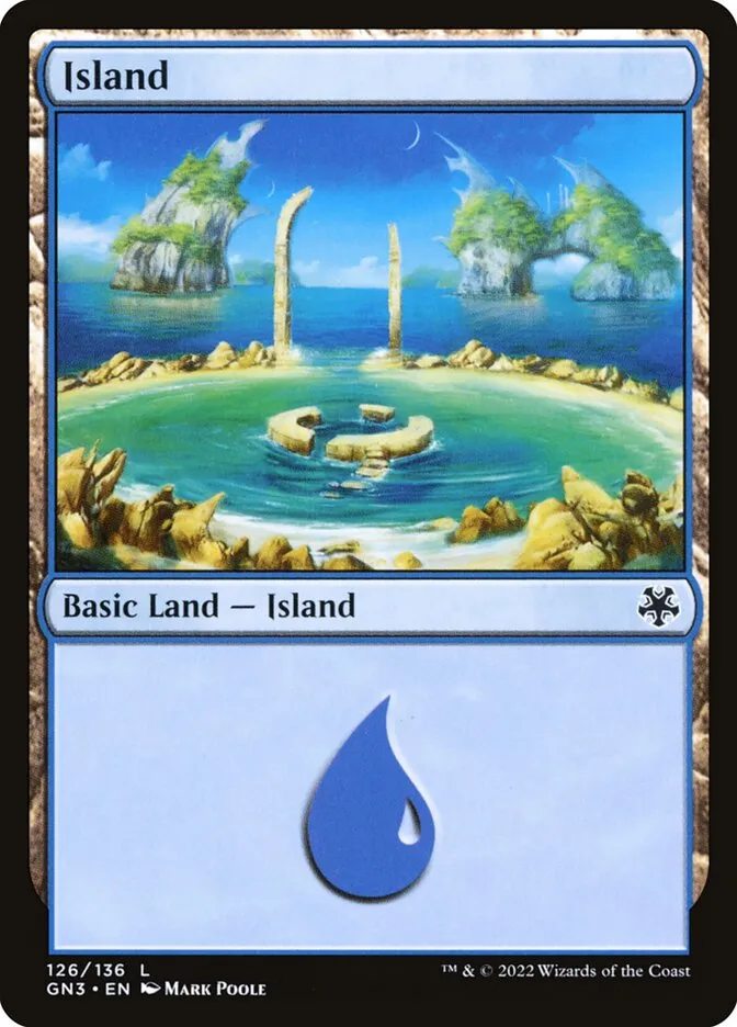 2022 Game Night: Free-for-All Island #126 common card image