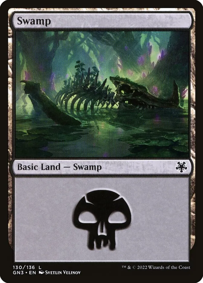 2022 Game Night: Free-for-All Swamp #130 common card image