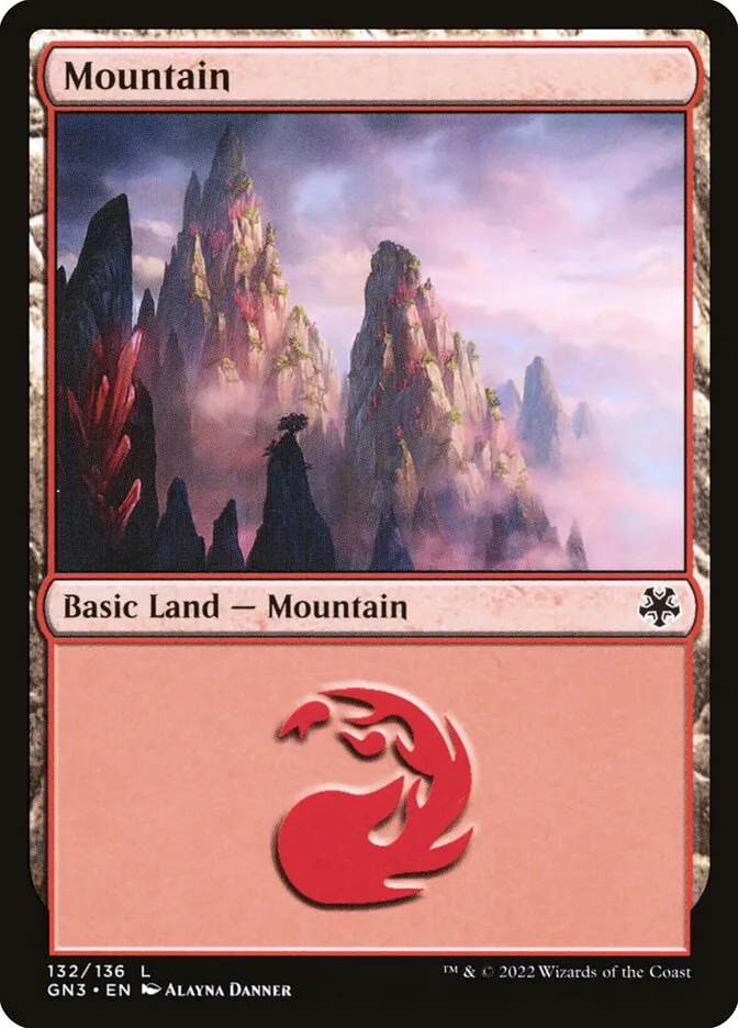 2022 Game Night: Free-for-All Mountain #132 common card image
