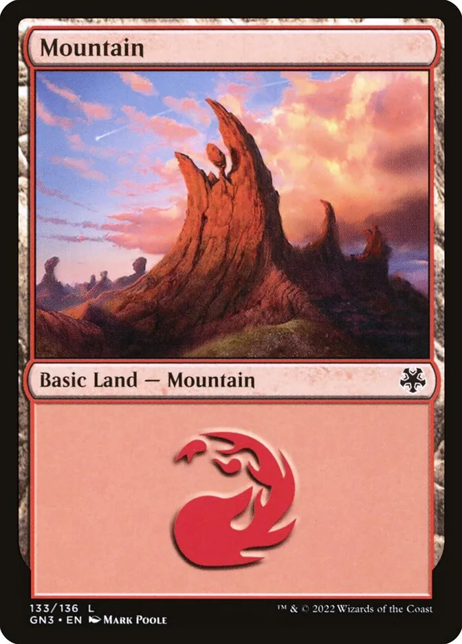 2022 Game Night: Free-for-All Mountain #133 common card image