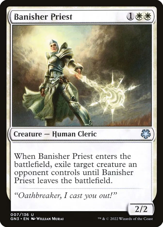 2022 Game Night: Free-for-All Banisher Priest uncommon #7 uncommon card image