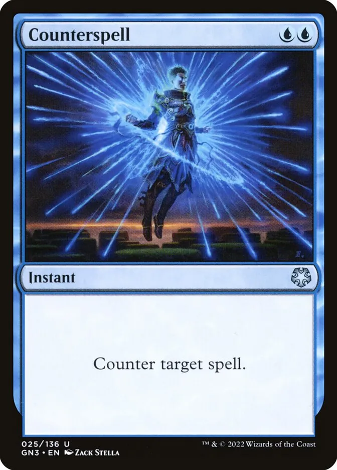 2022 Game Night: Free-for-All Counterspell uncommon #25 uncommon card image