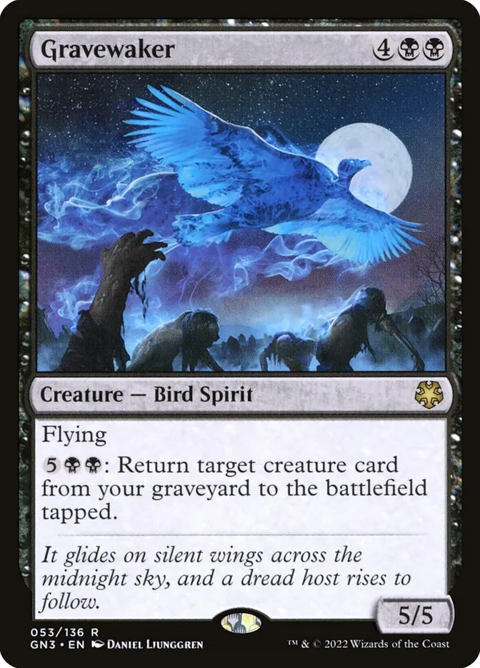 2022 Game Night: Free-for-All Gravewaker #53 rare card image