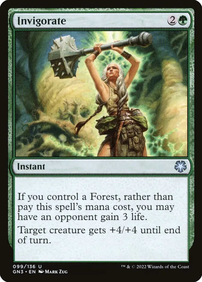 2022 Game Night: Free-for-All Invigorate #99 uncommon card image