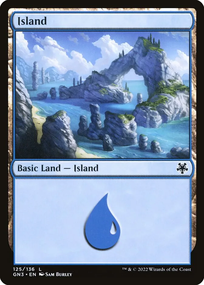 2022 Game Night: Free-for-All Island #125 common card image