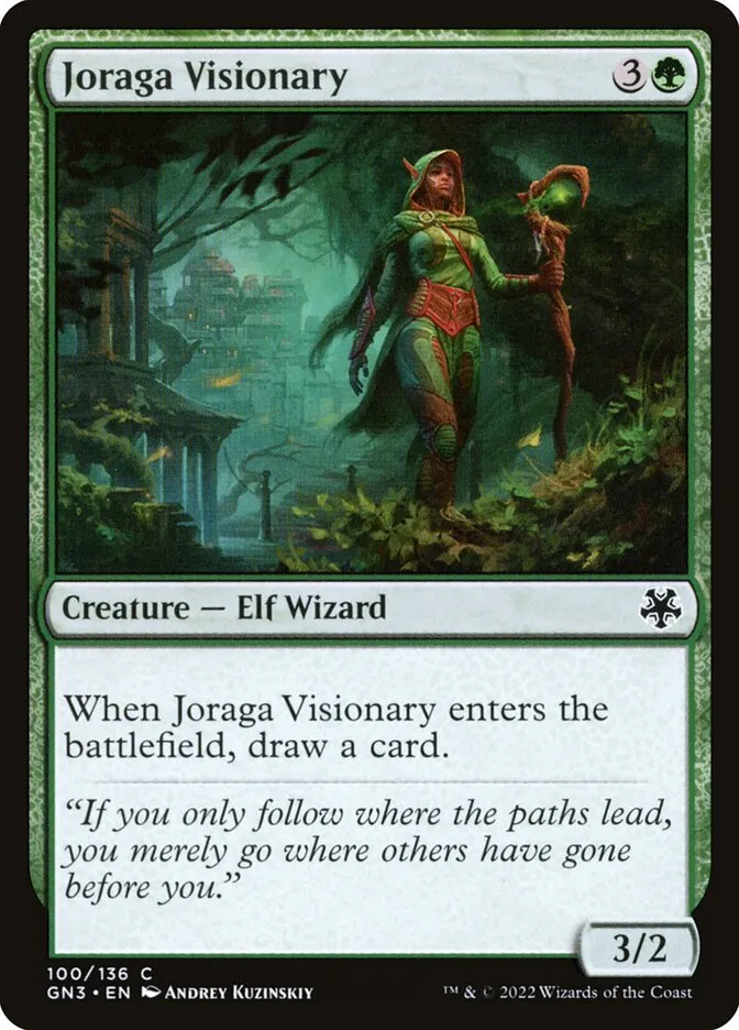 2022 Game Night: Free-for-All Joraga Visionary common #100 common card image