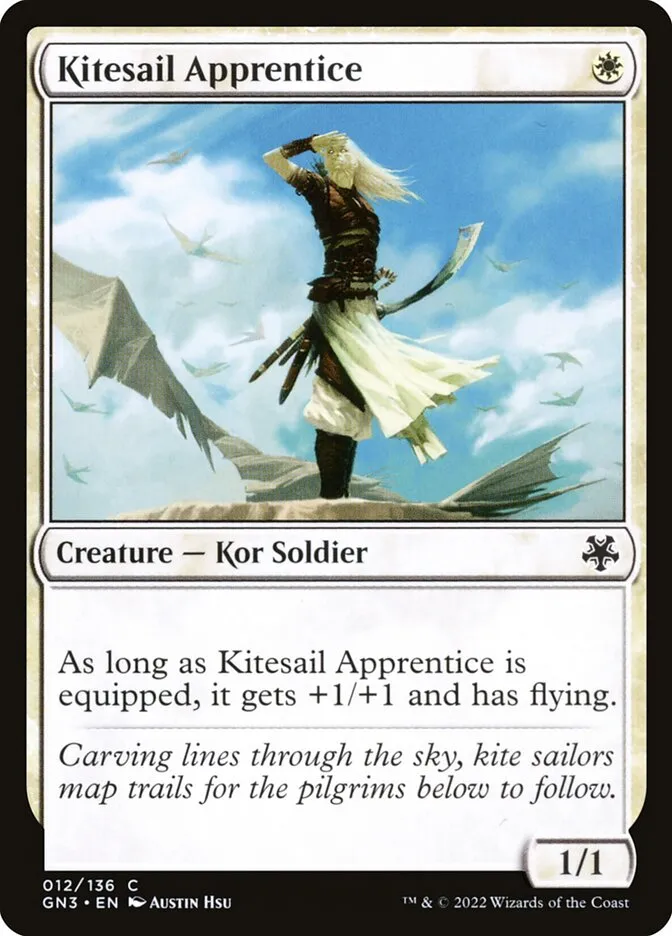 2022 Game Night: Free-for-All Kitesail Apprentice common #12 common card image
