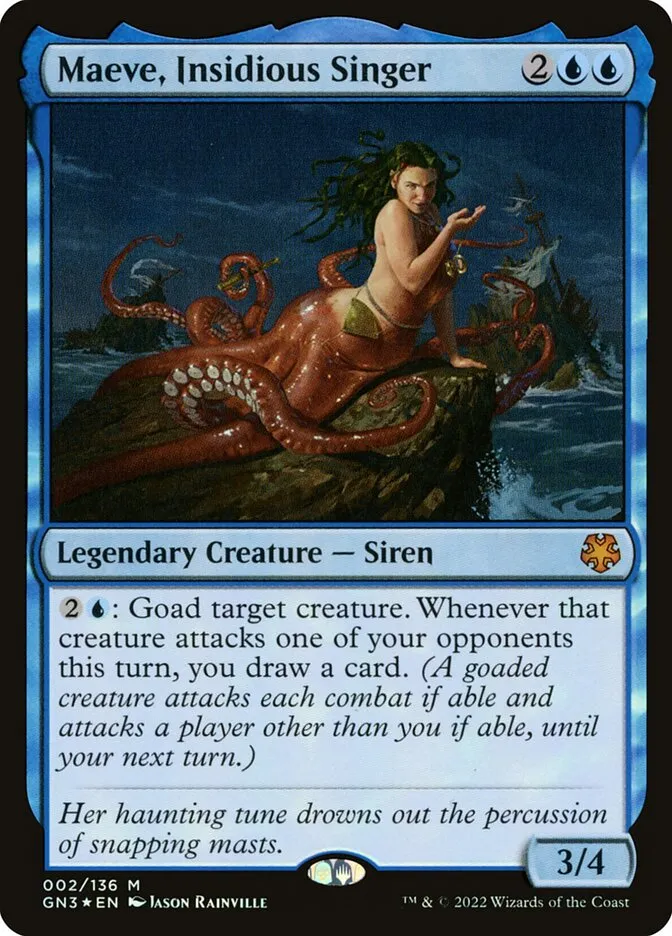 2022 Game Night: Free-for-All Maeve, Insidious Singer mythic #2 mythic card image