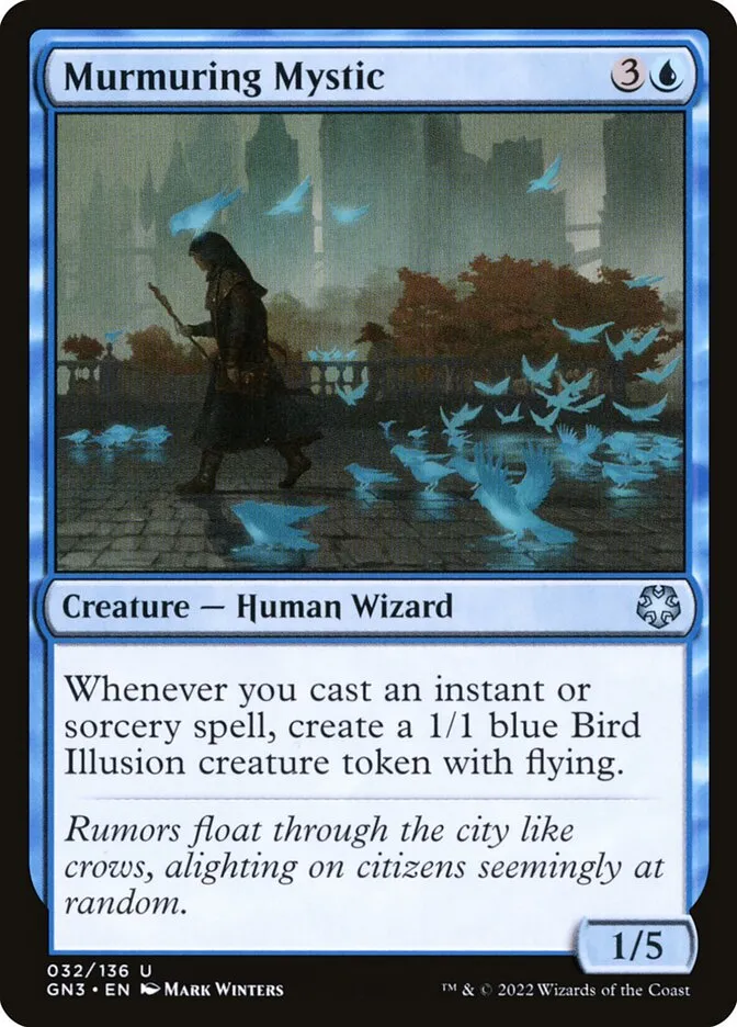 2022 Game Night: Free-for-All Murmuring Mystic uncommon #32 uncommon card image
