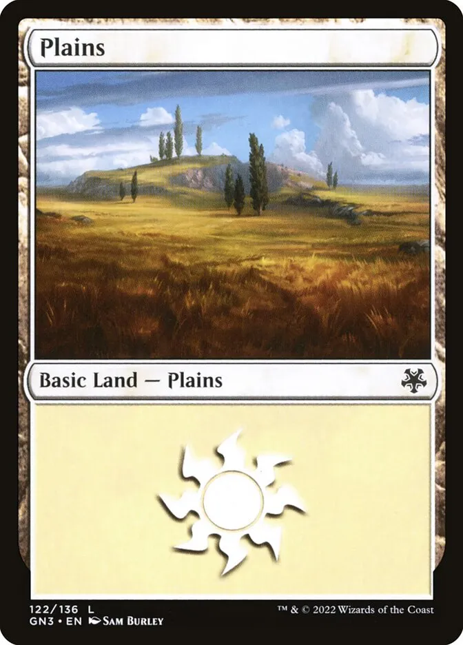 2022 Game Night: Free-for-All Plains #122 common card image