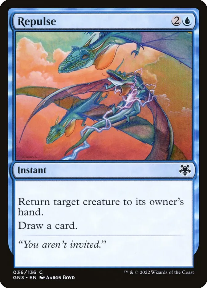 2022 Game Night: Free-for-All Repulse common #36 common card image