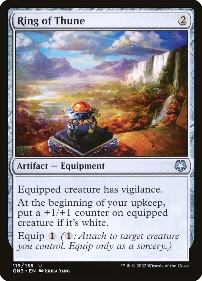 2022 Game Night: Free-for-All Ring of Thune #119 uncommon card image