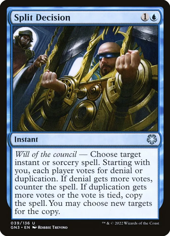 2022 Game Night: Free-for-All Split Decision uncommon #39 uncommon card image