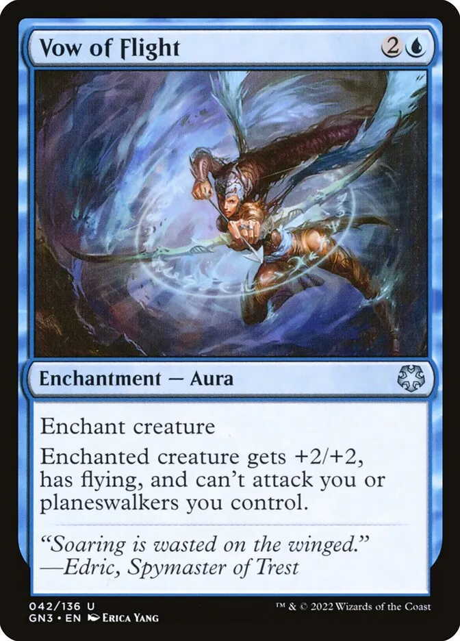 2022 Game Night: Free-for-All Vow of Flight uncommon #42 uncommon card image