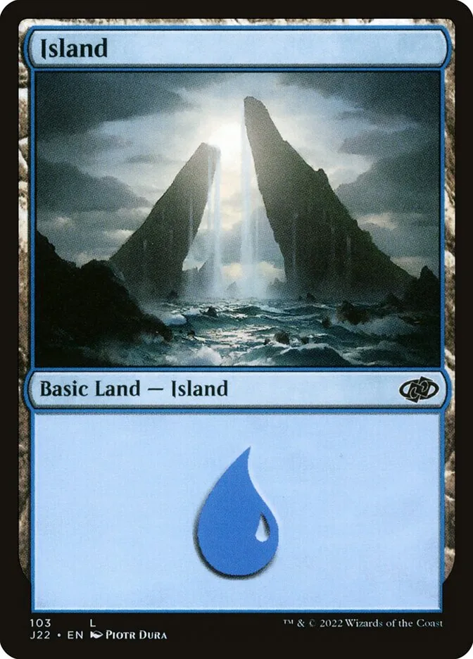 2022 Jumpstart 2022 Island common #103 common card image