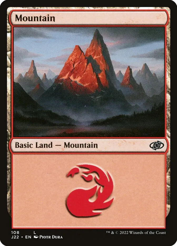 2022 Jumpstart 2022 Mountain common #108 common card image