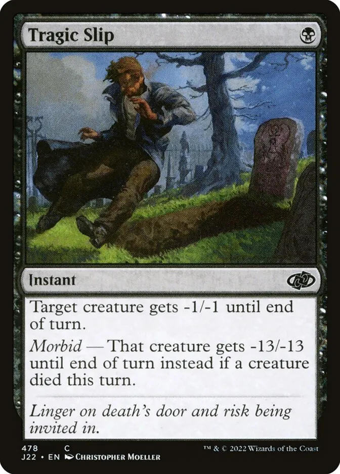 2022 Jumpstart 2022 Tragic Slip #478 common card image