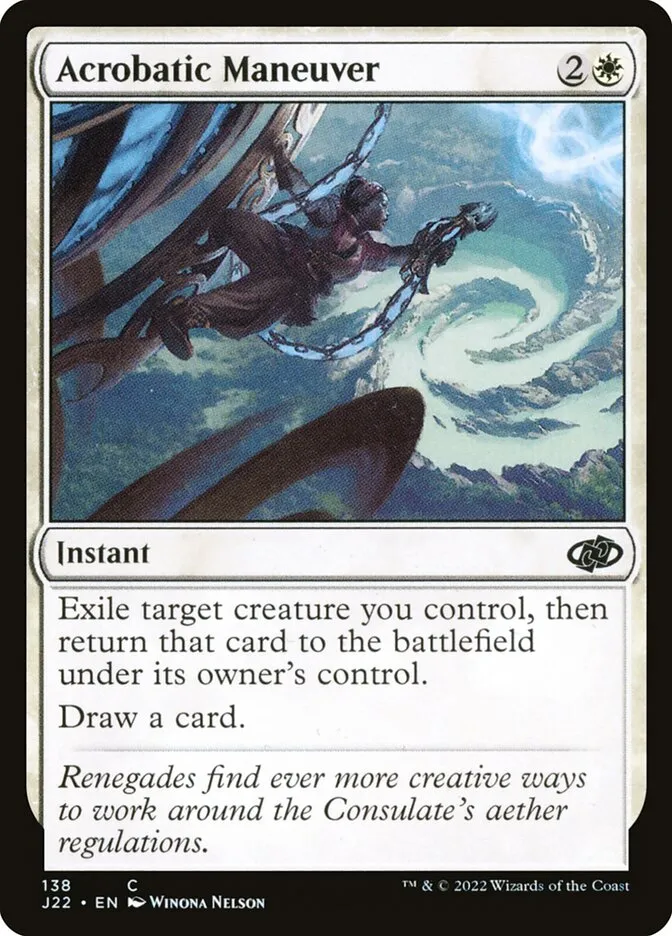 2022 Jumpstart 2022 Acrobatic Maneuver common #138 common card image