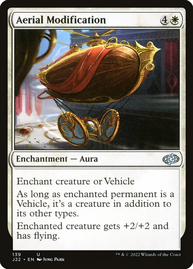 2022 Jumpstart 2022 Aerial Modification #139 uncommon card image