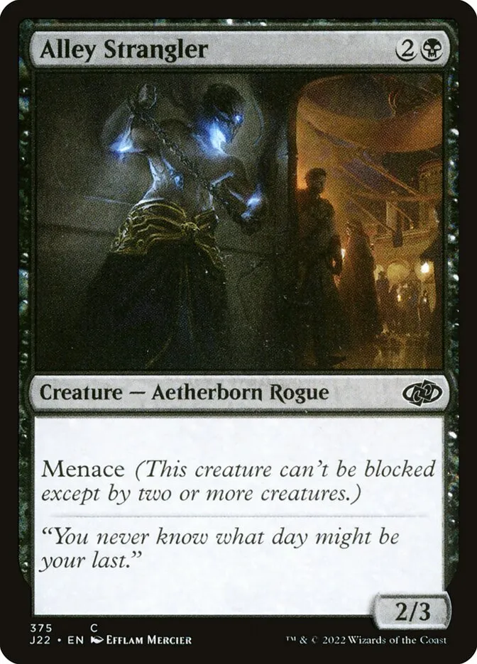 2022 Jumpstart 2022 Alley Strangler #375 common card image