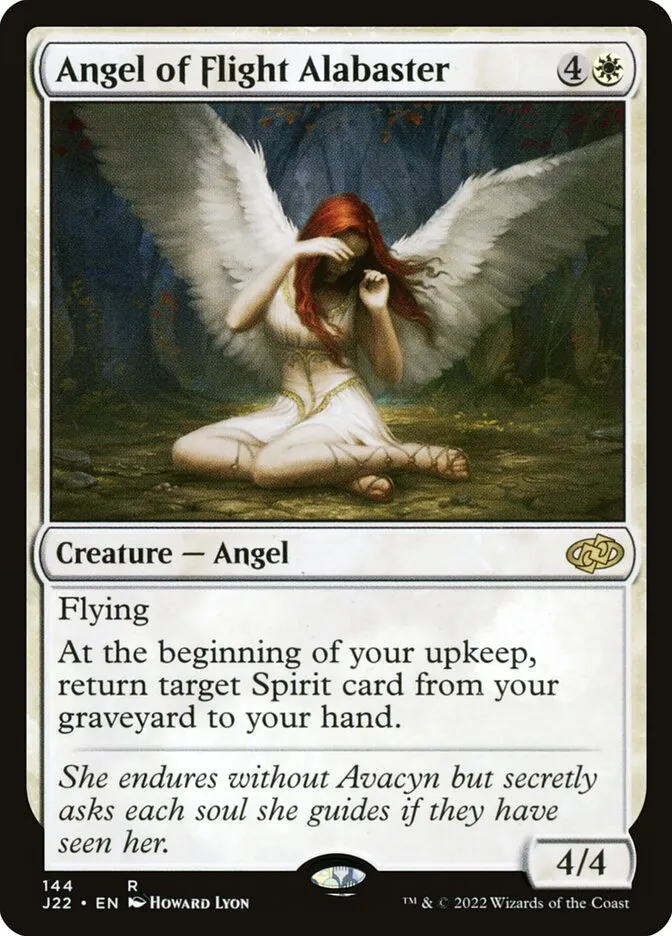 2022 Jumpstart 2022 Angel of Flight Alabaster #144 rare card image