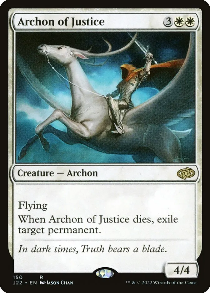 2022 Jumpstart 2022 Archon of Justice #150 rare card image