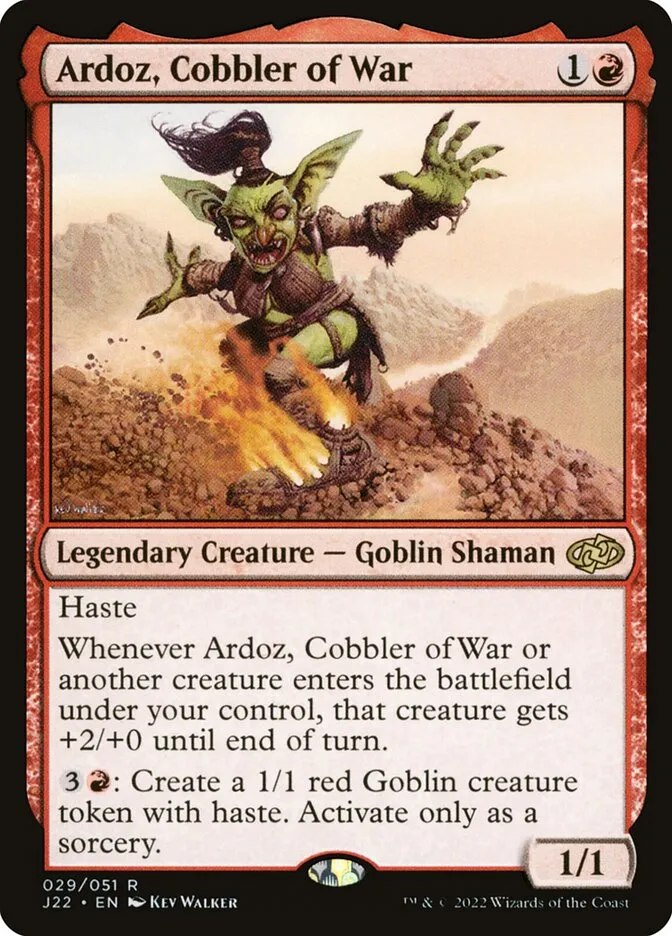 2022 Jumpstart 2022 Ardoz, Cobbler of War #29 rare card image