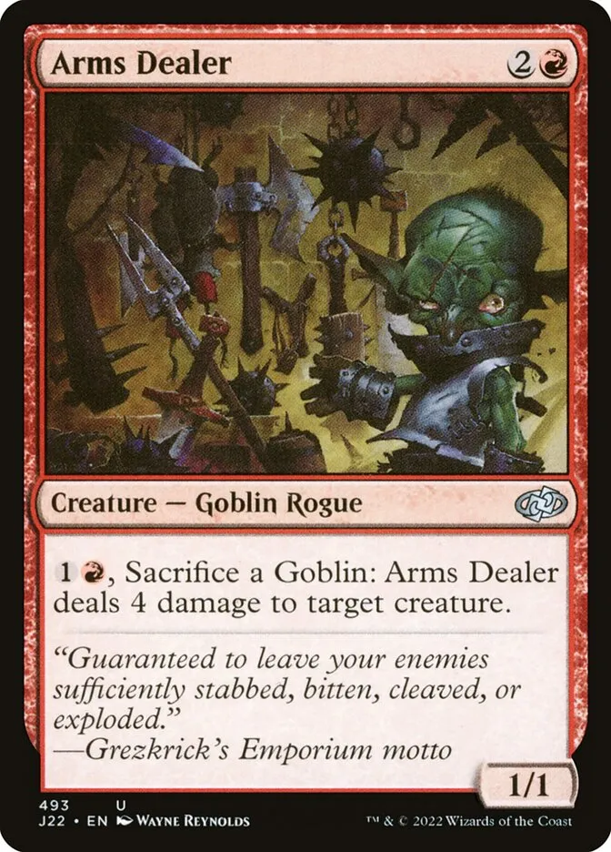 2022 Jumpstart 2022 Arms Dealer #493 uncommon card image