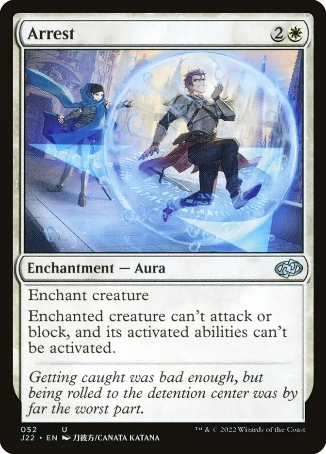2022 Jumpstart 2022 Arrest uncommon #52 uncommon card image