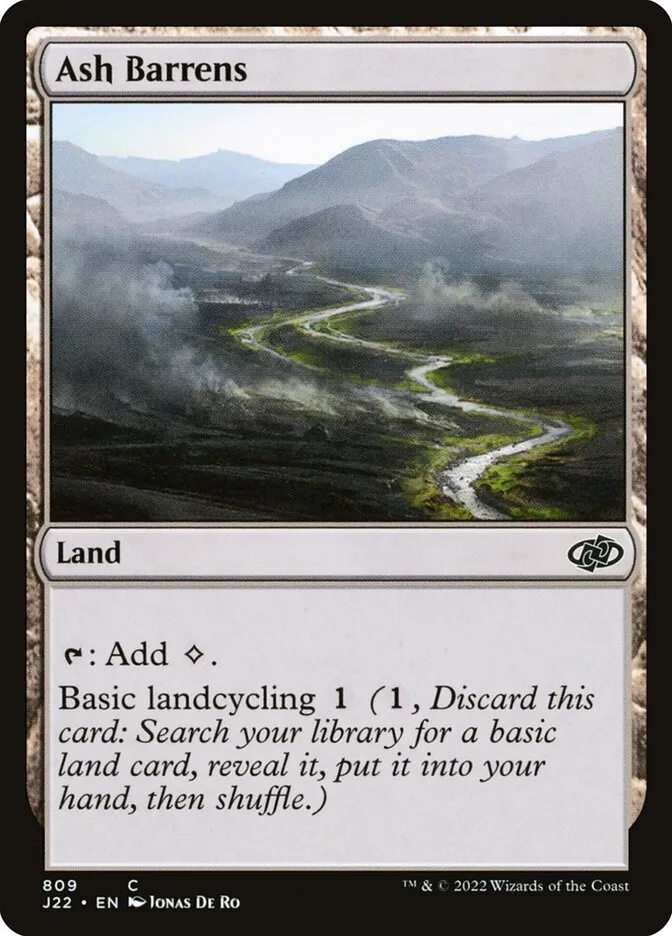 2022 Jumpstart 2022 Ash Barrens common #809 common card image